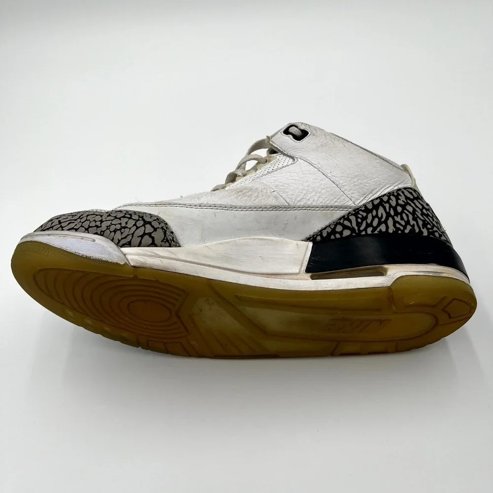 Nike Air‎ Jordan 3 Retro 923096-101 Mens 12 Casual Shoes Free Throw Line Sneaker